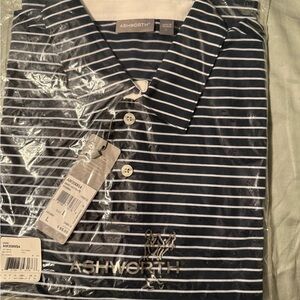 Ashworth Classic Navy and White Polo
